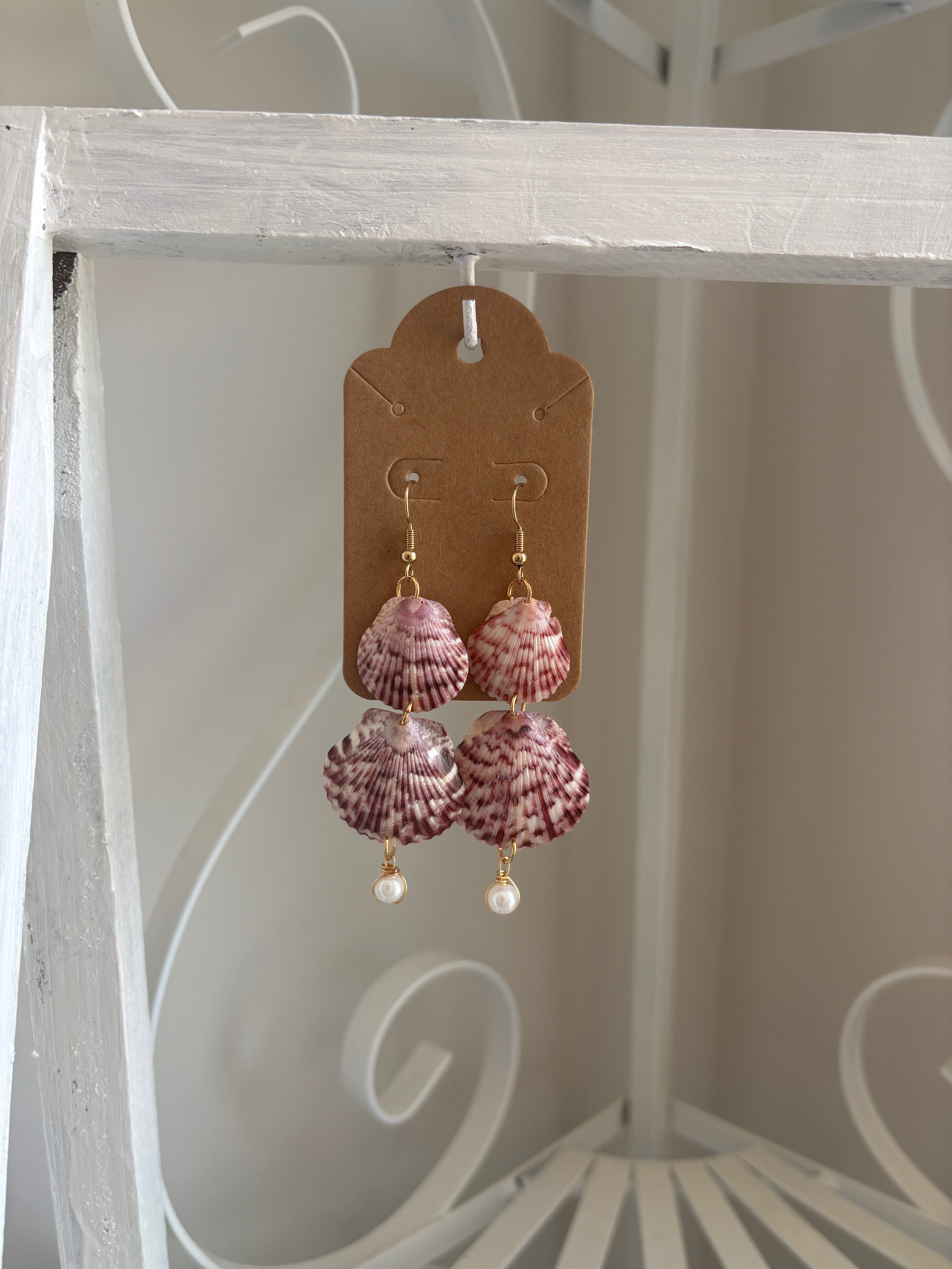 Florida Scallop Shell Earrings