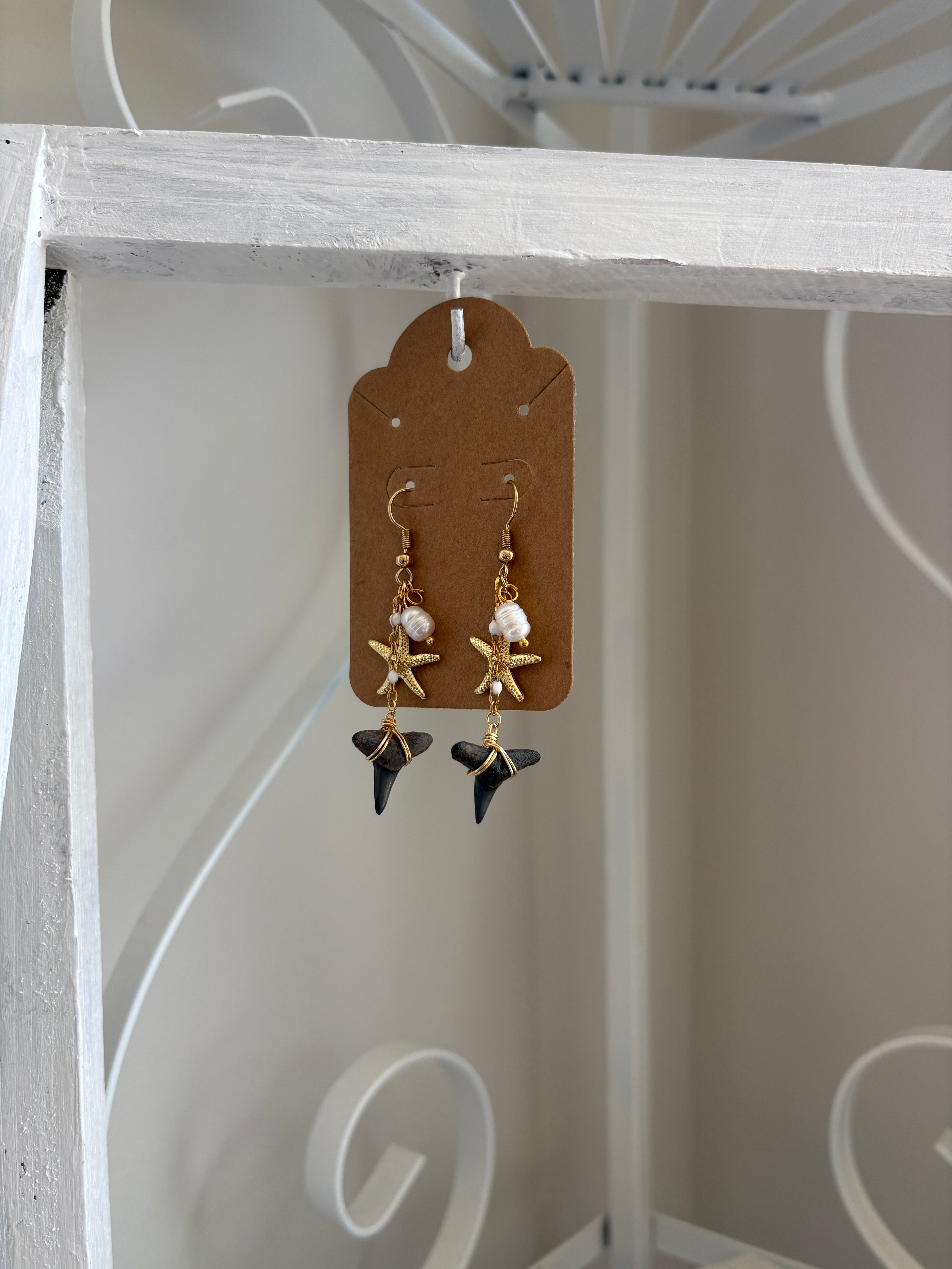 Florida Shark Tooth Earrings
