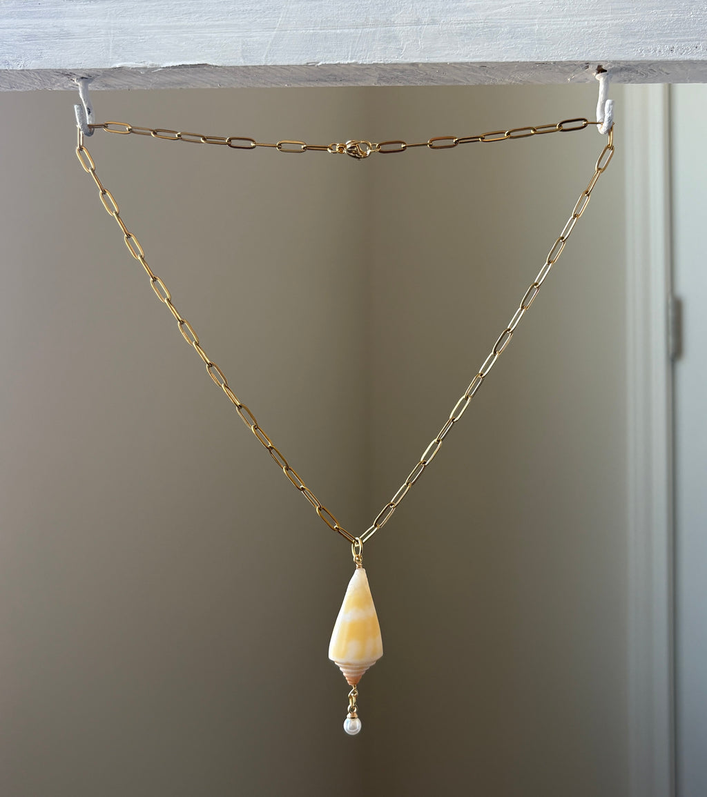 Florida Cone Shell 16” Necklace