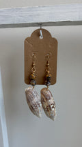 Florida Olive Shell Earrings
