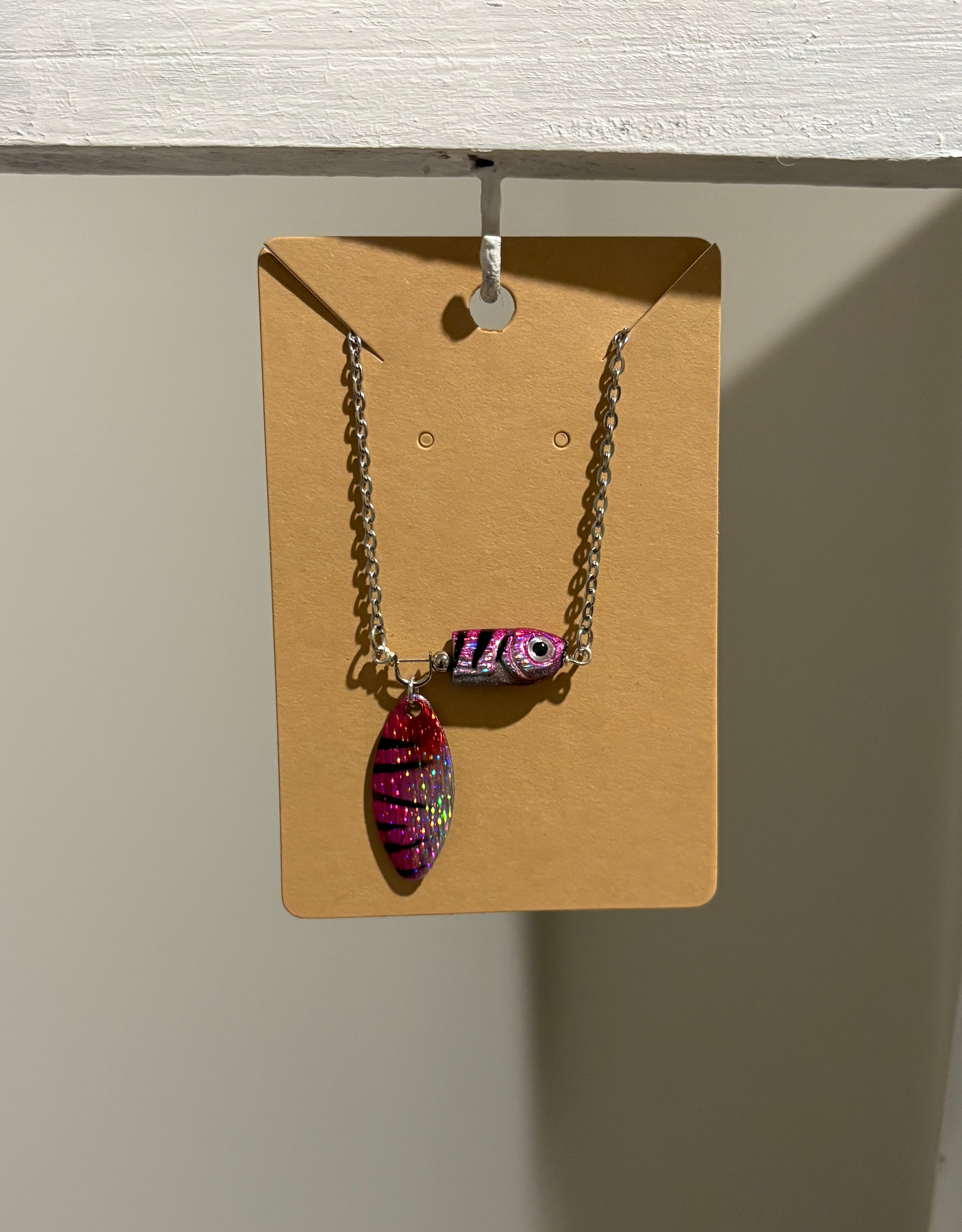 Rooster Tail Lure 16” Necklace