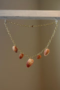 Florida Broad Ribbed Cardita 16” Shell Charm Necklace