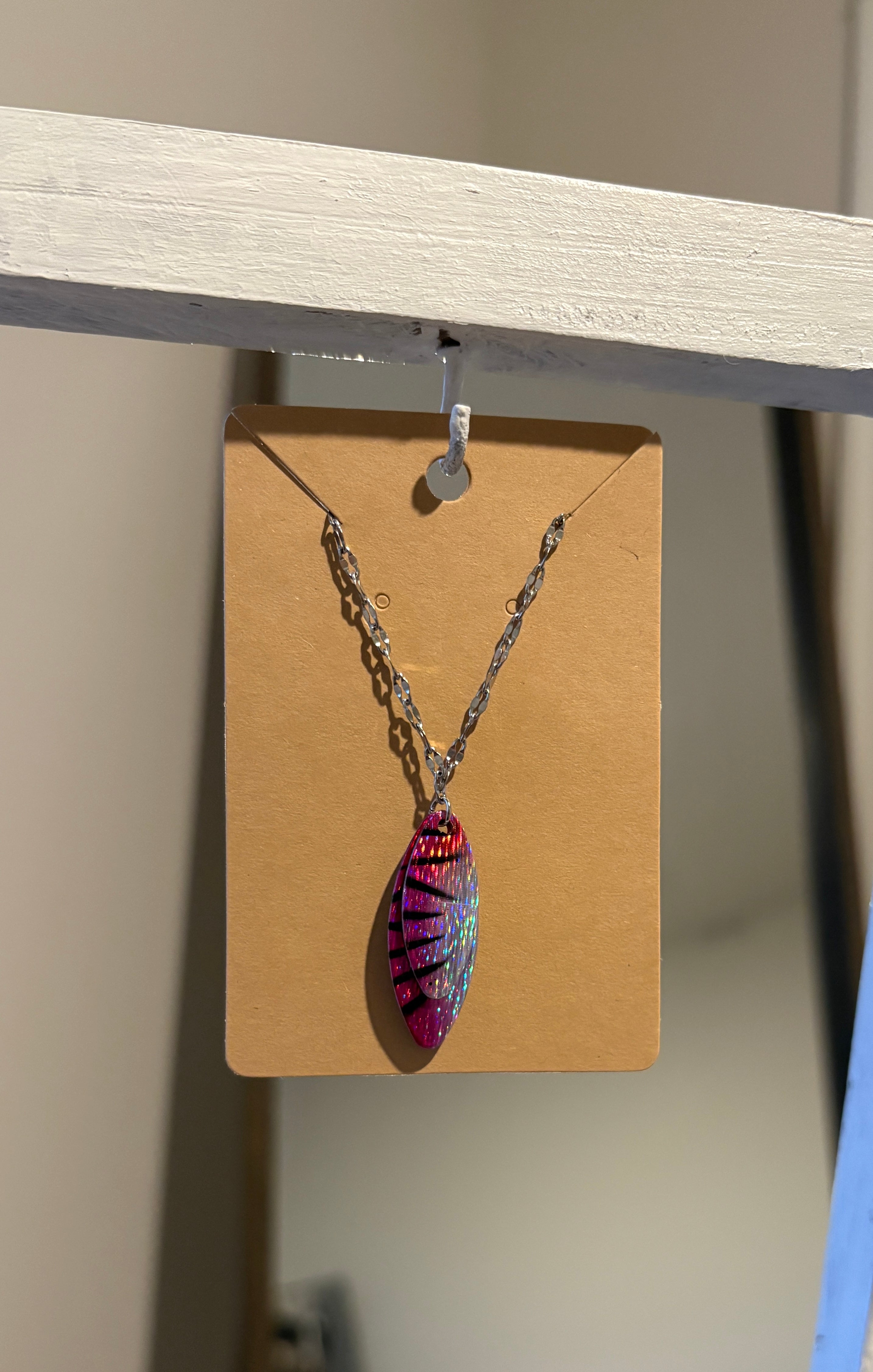 Rooster Tail Lure 16” Necklace
