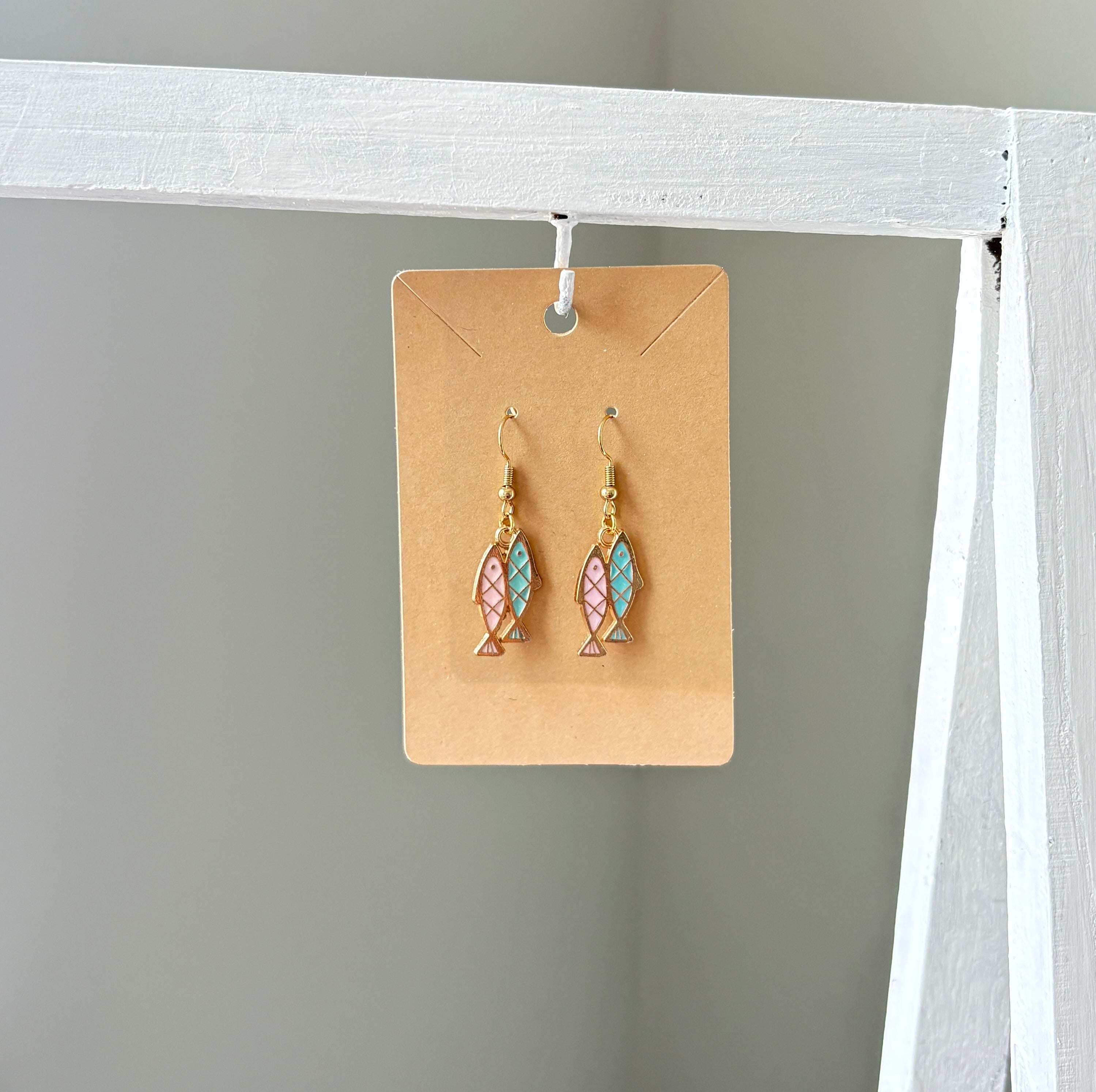 Fish Charm Earrings