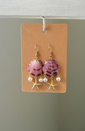 Florida Scallop Shell Earrings
