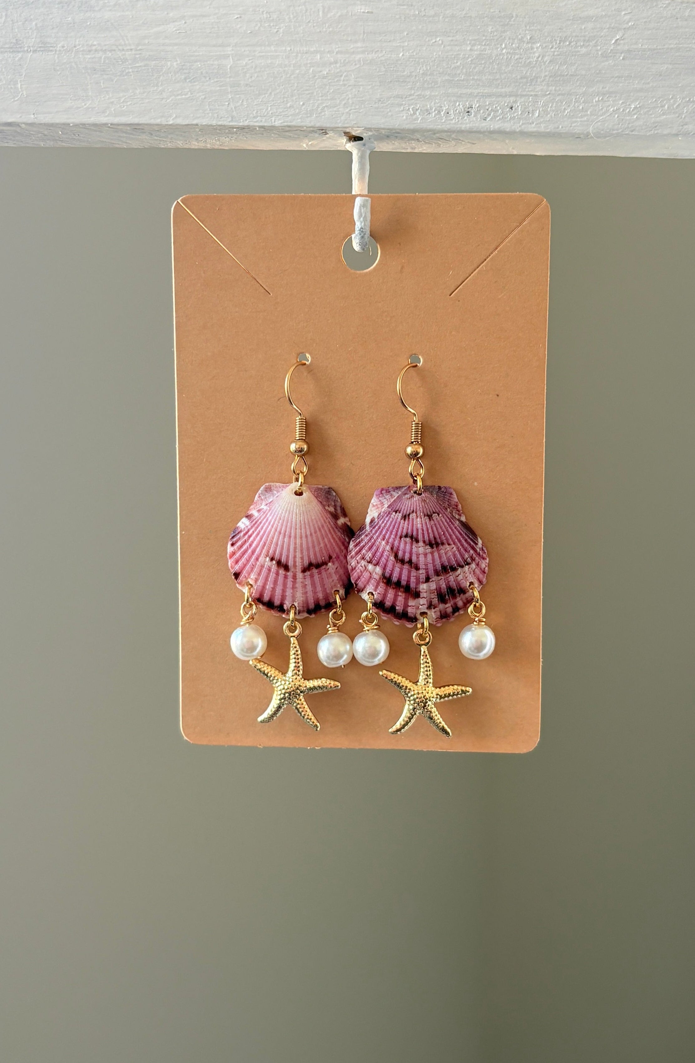 Florida Scallop Shell Earrings