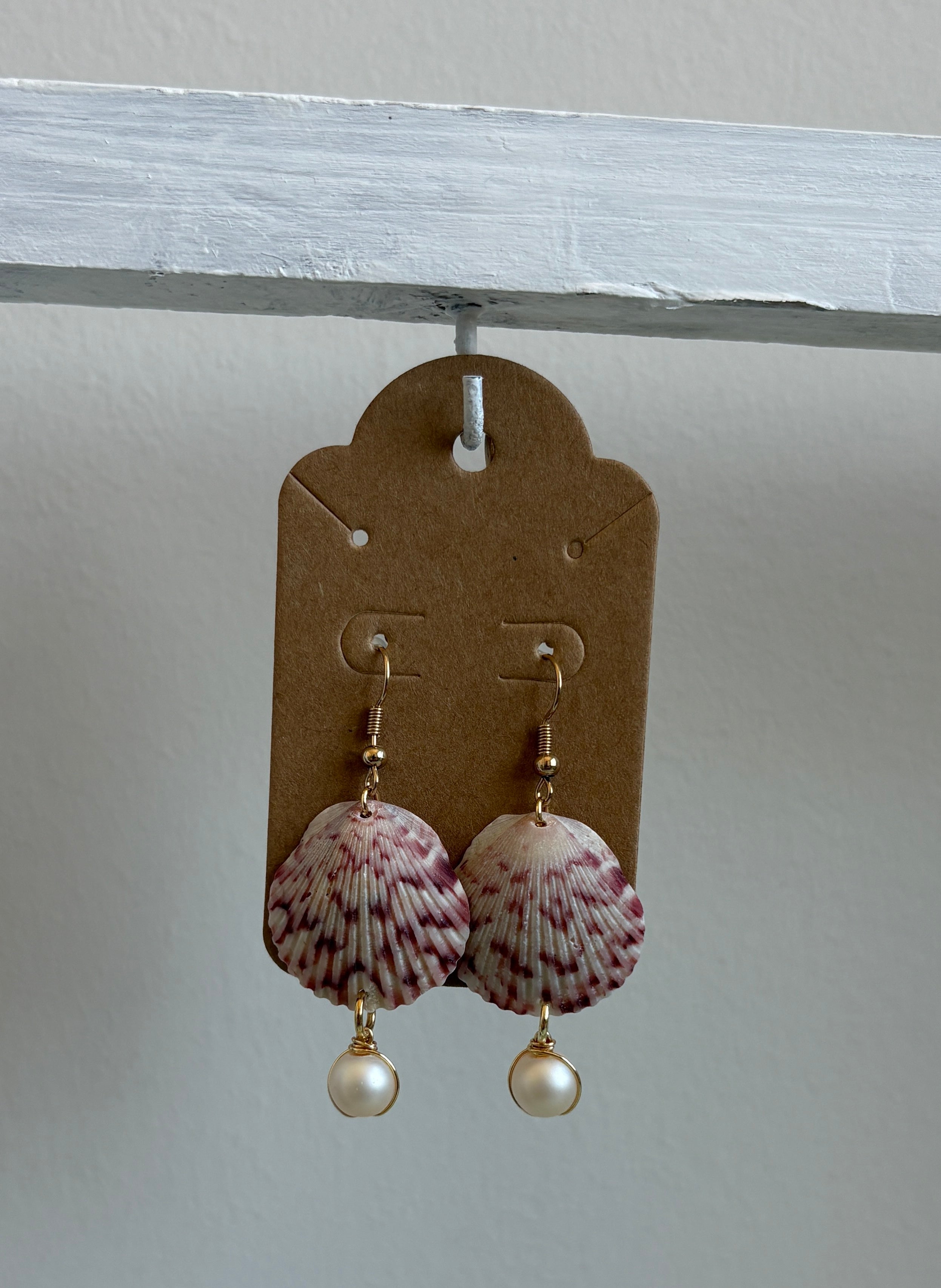 Florida Scallop Shell Earrings