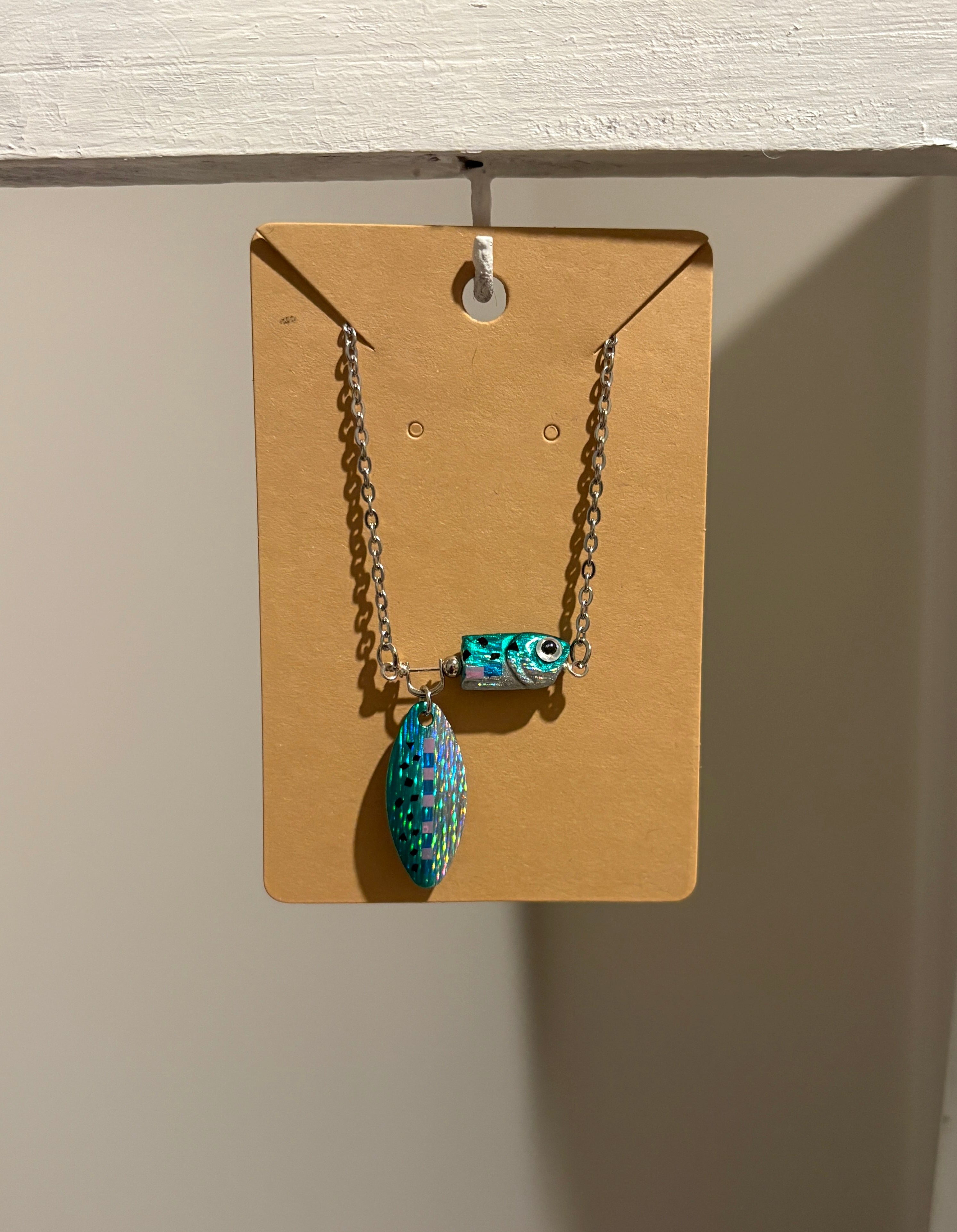 Rooster Tail Lure 16” Necklace