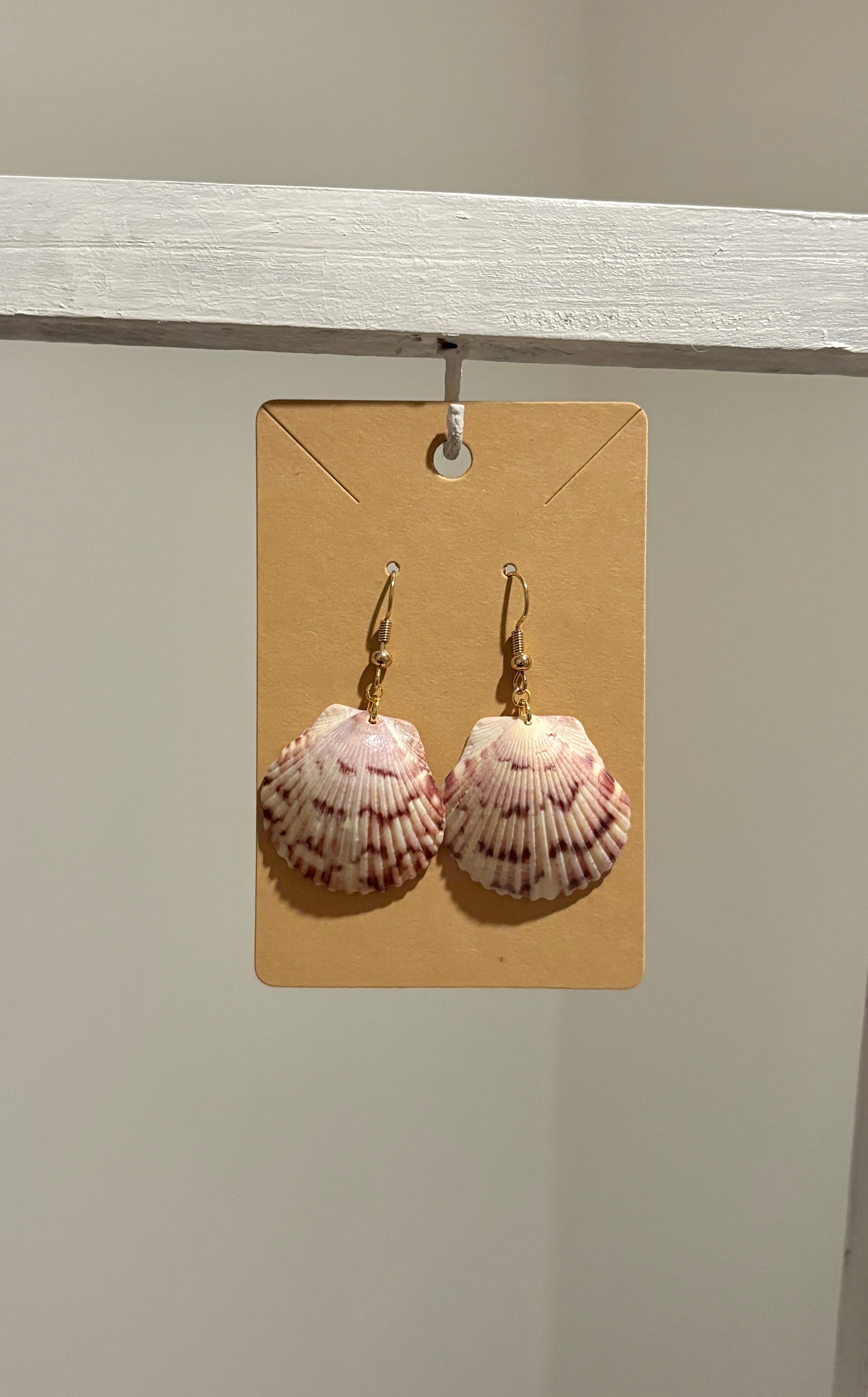 Florida Scallop Shell Earrings