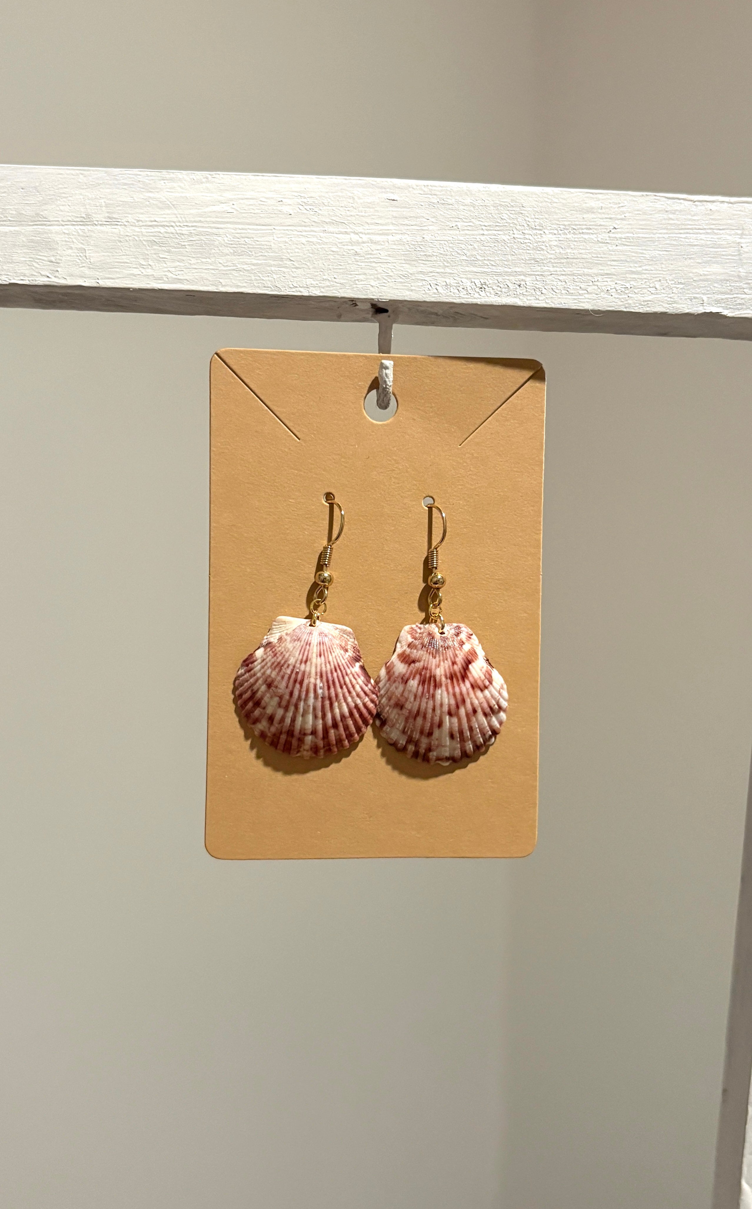 Florida Scallop Shell Earrings