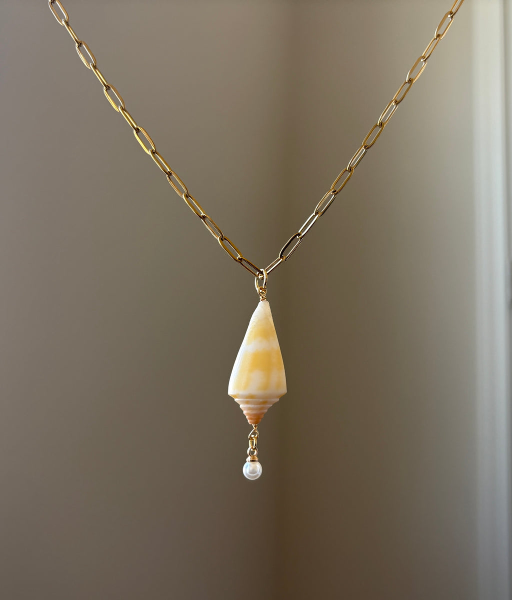 Florida Cone Shell 16” Necklace