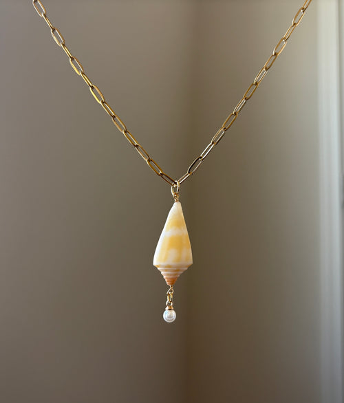 Florida Cone Shell 16” Necklace