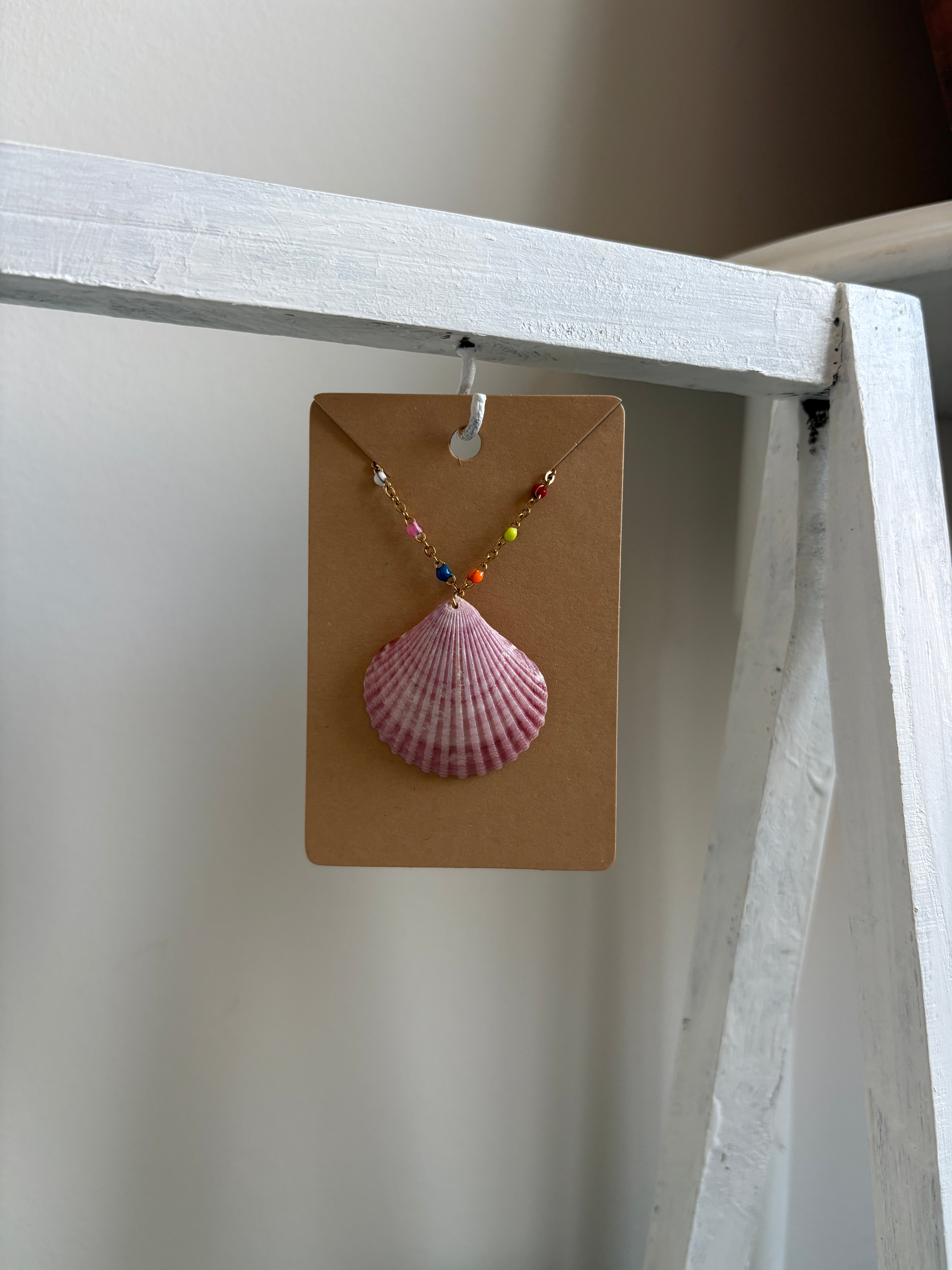 Florida Scallop Shell 16” Necklace