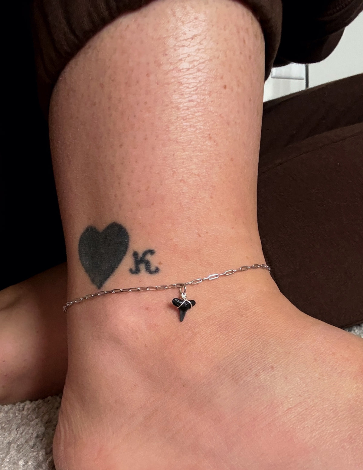 Florida Shark Tooth Anklet